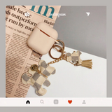 HipCity Airpod Case with Checker Bear Keyring