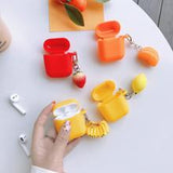 HipCity Summer Airpod Case w/ Fruity Key Ring