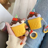 HipCity Ice Cream w/ Cherry Airpod Case